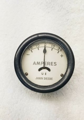 Vintage John Deere U.  E.  Ampere Gauge Reconditioned