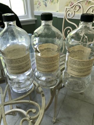 Vintage Listerine Mouthwash Bottle Warner Lambert Glass 1992 2