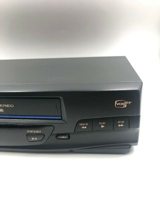 Panasonic PV - V4520 4 Head Hi - Fi | VHS VCR Player Recorder | w/ Remote & Tape 4