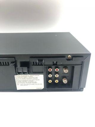 Panasonic PV - V4520 4 Head Hi - Fi | VHS VCR Player Recorder | w/ Remote & Tape 8
