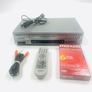 Sanyo Vcr Vhs Player Vwm - 900 4 Head Hi - Fi Stereo Video Cassette Vhs Recorder