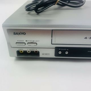 Sanyo VCR VHS Player VWM - 900 4 Head Hi - Fi Stereo Video Cassette VHS Recorder 3