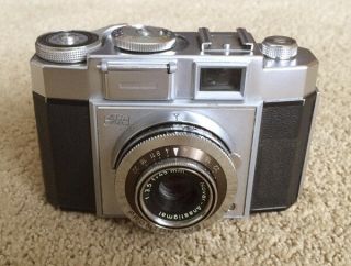 Vintage Zeiss Ikon Contina Prontor Svs Camera Novar - Anastigmat 1:35 W/ Case