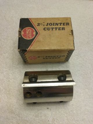 Rare Vintage Shopsmith 10er 2 - 1/2 " Jointer Cutter With Blades With Box