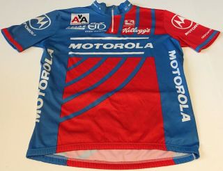 Vtg Eddy Merckx Motorola Zip Ss Cycling Jersey Bike Giordana American Airlines