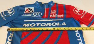 VTG Eddy Merckx Motorola Zip SS Cycling Jersey Bike Giordana American Airlines 4