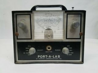 Vintage Courier Port - A - Lab Cb/ham Tester Radio Test Meter J910