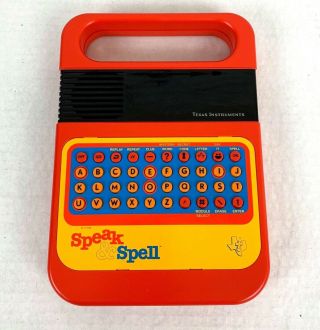 Vintage 1978 Texas Instruments Speak And Spell Raised Buttons Parts Only