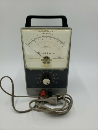 Vintage Heathkit R M S Volt Deal Precision Meter Decibels Model Im - 21 Mcm