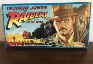 Vintage Indiana Jones From Raiders Of The Lost Ark Board Game 1981 Parker Bros.