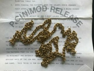Chain Trickery By P.  Cinimod - Vintage Endless Chain Magic Trick From 1978