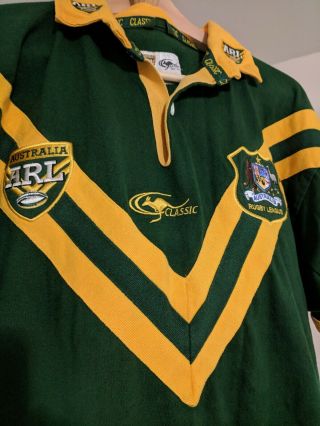 Vintage XL Shirt ARL Classic Australia Rugby League Kangaroos 5