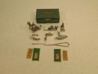 Vintage Singer Featherweight 221 222 Sewing Machine Low Shank Attachments