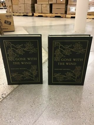 Gone With The Wind Easton Press Leatherbound 2 Volumes