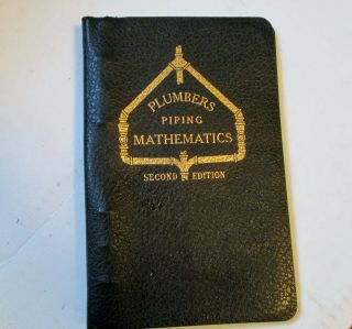 Vintage Plumbers Piping Mathematics Second Edition E.  O.  Buckle 1963 Loose Leaf