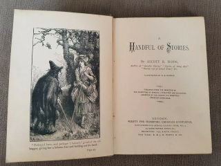 A Handful Of Stories Ascott R.  Hope Book 1893 2