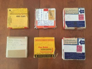 6 Rolls Of Vintage 8mm Home Movies 1949 - 1957 Mixed Content