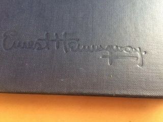 1952 Ernest Hemingway The Old Man In The Sea Scribners " W " Edition Hc No Dj