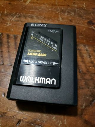 Vintage Sony Walkman Radio Cassette Player Wm - Af604/bf604
