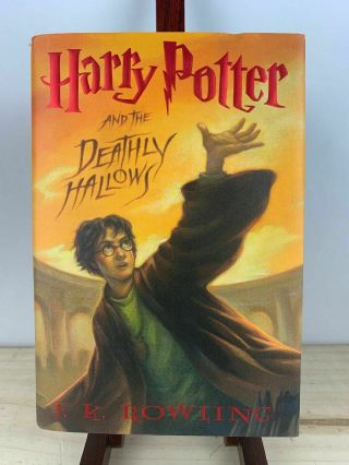 1st Edition Harry Potter And The Deathly Hollows Hcdj J.  K.  Rowling 