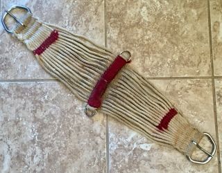 Vintage 31” Mohair Roping Cinch For Western Saddle