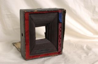 2 x vintage wooden folding bellows cameras No lenses 3