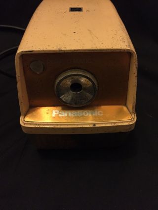 Vintage Panasonic Point - O - Matic Electric Pencil Sharpener Kp - 33n