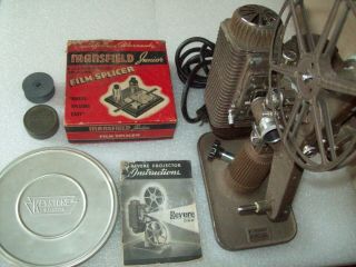 Vintage Revere Eight 8mm Projector Cord Film Splicer Reel