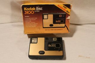 Vintage Kodak 3100 Disc Camera With Box.