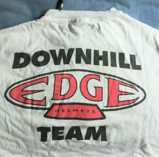 Edge Helmet Troy Lee Downhill Mountain Bike Team Vintage Single Stitch T Shirt