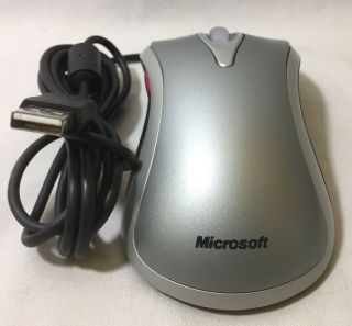 Vintage Microsoft Comfort Optical 4 - Button Usb Mouse 3000