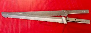 Vintage Ge Stainless Steel Electric Knife Blades Only,