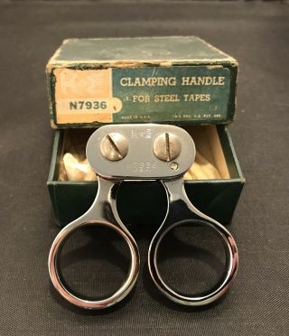 Vintage K&e Keuffel Esser N7936 Clamping Handle For Steel Tapes
