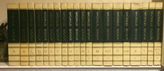 The World Book Encyclopedias Complete Set A - Z 1968 20 Volumes
