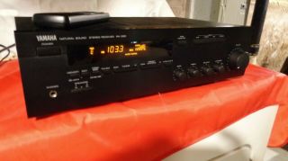 Yamaha Rx - 385 Am Fm Stereo Receiver And Remote Looks Great Sounds Better 45 Wpc