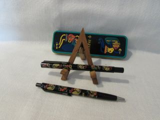 Vintage Parker Vector Fountain Pen/ball Point Pen Set W/metal Box Inca Designs