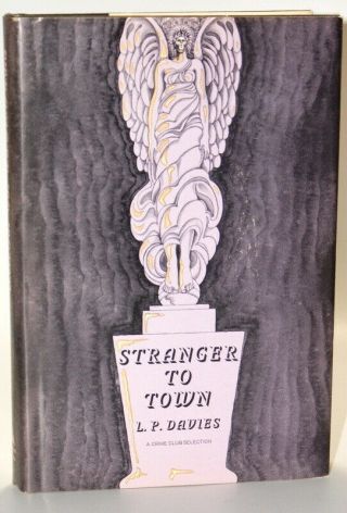 Stranger To Town By L.  P.  Davies 1969 First Ed.  Crime Club Hcdj Unread Nf/f