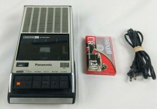 Vintage Panasonic Rq - 2309 Portable Cassette Tape Player Recorder W/ Cord & Tape