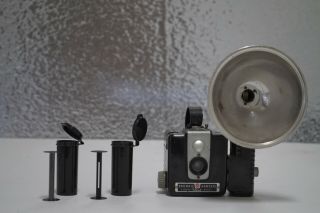 Kodak Brownie Hawkeye Flash Model Camera Pickup Spools 120 Medium Format