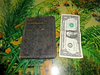 Vintage Holy Bible Concordance Dictionary Oxford Leather Book In Good Shape - Nr