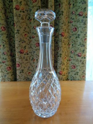 Gorgeous Vintage Waterford Crystal “comeragh” Cordial Decanter - Diamond Pattern