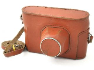 Fed Natural Leather Case For Soviet Rangefinder Camera Fed 3,  4,  5,  5b,  Brown