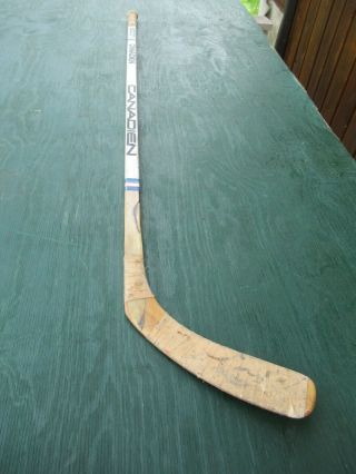 Vintage Wooden 52 " Long Hockey Stick Canadien 6001