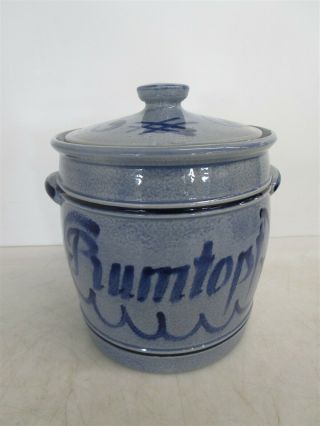 Vintage Marzi & Remy Ceramic Jar W/ Lid Germany Pottery