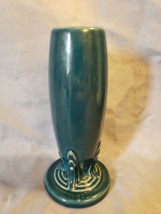 Vintage Fiesta Juniper Small Bud Vase Green 6.  25 " Homer Laughlin Fiestaware