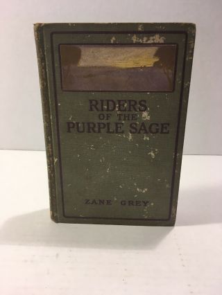 1912 Riders Of The Purple Sage By Zane Grey Book