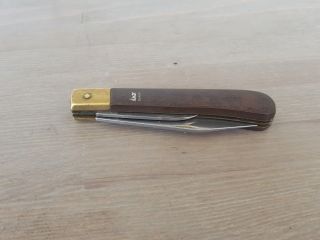 Vintage Inox Solingen Germany Knife Lockback Folding Knives Whale Mark