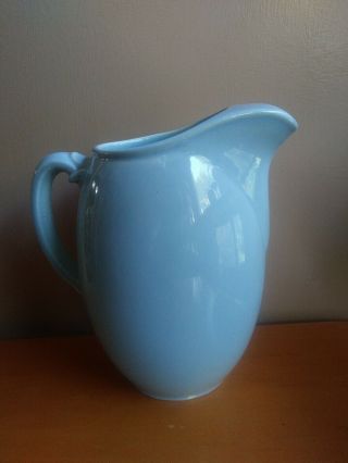 Lu Ray Pastels T.  S.  T Taylor Smith Taylor Vintage Water Pitcher Blue Vintage