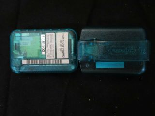 Vintage Motorola PRO - COMM Translucent Bright Blue Pager Beeper with clip 5