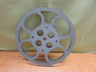 Vintage Metal 10 1/2  Round Reel For Movie Projector